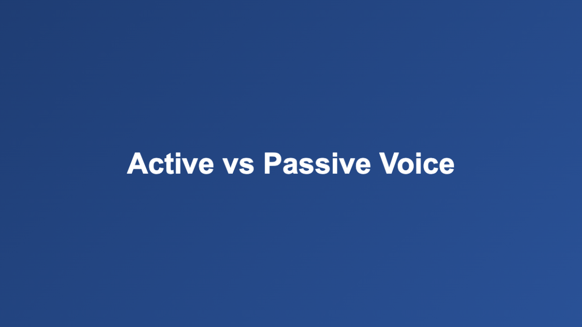 Active vs Passive Voice: Understanding the Key Differences for Clear ...