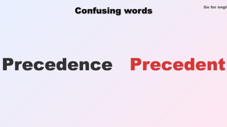 PRECEDENT VS PRECEDENCE visual data 8