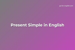 Present Simple in English